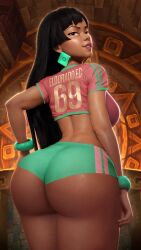 1girls ass athletic athletic_female aztec big_ass big_breasts black_hair bottom_heavy breasts brown-skinned_female brown_body brown_eyes brown_skin bubble_ass bubble_butt busty chel cleavage crisisbeat curvaceous curvy curvy_figure dark-skinned_female dark_hair dark_skin digital_media_(artwork) dreamworks eyebrows eyelashes eyes female female_only fit fit_female hair hips hourglass_figure huge_breasts human jersey large_ass large_breasts legs light-skinned_female light_skin lips long_hair melanin mesoamerican native native_american slim_waist solo south_american tanned tanned_skin the_road_to_el_dorado thick thick_ass thick_legs thick_lips thick_thighs thighs top_heavy upper_body voluptuous waist wide_hips