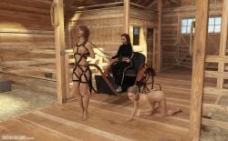 3dcg bdsm bondage femdom petgirl petplay ponygirl zennix