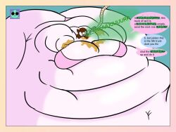 big_breasts burping fat fat_fetish giant_belly giantess jaiden jaiden_animations jaidens_mom morbidly_obese morbidly_obese_female mother_and_daughter mrglazed ok2girls panties slob tube_feeding weight_gain