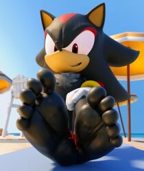 3d_(artwork) 5_toes anthro ask-macro-rookie barefoot digital_media_(artwork) duo feet foot_fetish foot_focus foot_lick foot_play hi_res humanoid_feet joxyfoxy licking male male/male micro plantigrade sega shadow_the_hedgehog soles sonic_(series) sonic_the_hedgehog_(series) toes tongue tongue_out