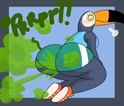 anthro ass brap brappycatty butt fart fart_fetish farting farts fetish gassy tuca tuca_and_bertie