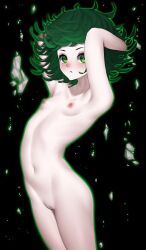 1girls curvy female female_only fiera_(artist) green_eyes green_hair naked narrowed_eyes nude nude_female one-punch_man pear_shaped petite short_hair small_breasts solo solo_female solo_focus standing tatsumaki thick_thighs thighs thin_waist wide_hips