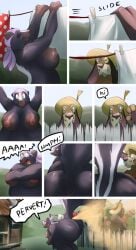 1boy 1boy1girl 1girls angry angry_face anthro anthro_only anus ass backyard big_ass big_breasts breasts canine chubby chubby_anthro chubby_female clothed_male_nude_female covering covering_breasts dialogue dog_boy dog_ears dog_gets_farted_on_and_fucking_dies dog_tail fangs fart fart_cloud fart_fetish farting farting_on_another fence furaffinity furry furry_ass furry_breasts furry_only halapmir hanging_clothes headwrap house laundry naked naked_female nipples nipples_covered nipples_outside nude nude_female nude_female_clothed_male orange_fart pervert pervert_male picket_fence pink_nipples polka_dot pussy pussy_lips scarred_face screaming skunk skunk_ears skunk_girl skunk_spray skunk_stripe skunk_tail skunkbomb123 smelly smelly_ass stink_fumes stinky thick_ass thick_breasts thick_legs waving_hand wooden_fence