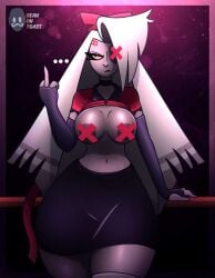 vaggie (hazbin hotel) from hazbin hotel by beanontoast