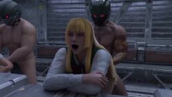 1boy 1girls 3d 3d_animation animated blonde_hair duo emilie_de_rochefort female hornybeetle light-skinned_female light-skinned_male light_skin male namco sex sex_from_behind straight tagme tekken tekken_8 video video_games