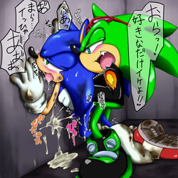 anal anal_sex blush cum forced_yaoi from_behind fur furry hedgehog male male_only messy mobian multiple_males no_humans penetration penis rape scourge_the_hedgehog sega sex shoppaaaa sonic_(series) sonic_the_hedgehog translation_request yaoi