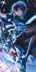 ellen_joe girl maid maid_uniform shark women zenless_zone_zero zzz