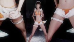 3d alternate_costume animated bikini dance final_fantasy final_fantasy_vii libvam shorts tagme video virt-a-mate virtamate yuffie_kisaragi