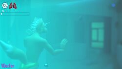 anthro asphyxiation bad_end death drinking_water drowning fox_mccloud male male_death male_only panicking puffy_cheeks snuff solo_male speedo star_fox tagme underwater vdezten video water_tank webm