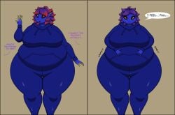 big_ass big_breasts blueberry_inflation breasts bubble_butt female furry huge_ass huge_breasts inflation lj_caffie tagme thick_thighs wide_hips