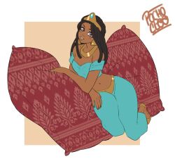 ayana (mermaid kunoichi) from aladdin by pochoclogigi