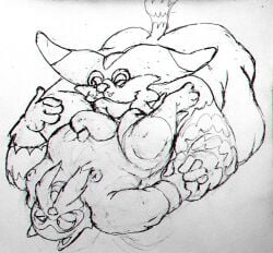 anal anthro balls big_balls big_the_cat canid canine chromatic_aberration cross-eyed dodon_pa_(sonic) domestic_cat duo ericphoria facial_hair felid feline felis genitals henry_hyena male male/male mammal moustache oral overweight raccoon_dog rimming sega sex size_difference slightly_chubby sonic_(series) sonic_the_hedgehog_(series) tanuki team_phoria_legacy unfinished