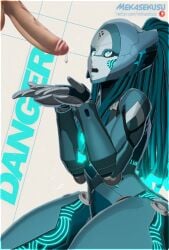 1boy 1boy1girl 1girls 1girls1boy 3d 3d_(artwork) begging begging_for_cum blender cum cum_drip danger_(marvel) danger_(marvel_tokon) floating_penis hands marvel marvel_comics marvel_tokon:_fighting_souls mekasekusu offscreen_male on_knees open_mouth penis robot robot_girl robot_humanoid twitter_link twitter_username watermark
