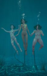 asphyxiation barefoot drowning feet naked peril tagme underwater