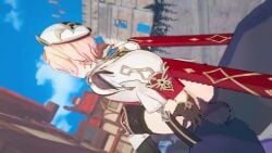 3d 3d_(artwork) 3d_animation 3d_model anal anal_sex ass_grab clothed clothed_sex dahlia_(genshin_impact) femboy gay gay_anal gay_sex genshin_impact hilichurls_(species) hoyoverse male male/male male_only mihoyo moan moaning pink_hair pointed_ears pointy_ears purple_eyes riding riding_penis tagme twink video yaoi