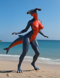 ai_generated anthro anthropomorphic beautiful big_breasts breast_focus breasts curvy_female curvy_figure female female_focus female_only furry furry_female furry_only garchomp generation_4_pokemon in_heat large_breasts looking_at_viewer pokemon pokemon_(species) posing_for_the_viewer realistic scales scalie scalie_female scalie_only seductive seductive_look seductive_smile sexy sexy_body sexy_pose tits_out voluptuous voluptuous_female