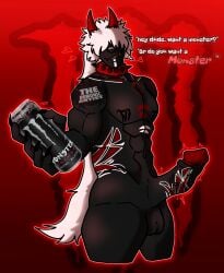 (oc)_ultra_black black_body dick dick_out energy gay male monster monster_cock monster_energy monster_energy_drink penis