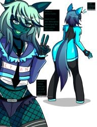 2025 2boys airiin220 ass ass_focus big_ass bulge bulge_through_clothing cyan_(horse_race_test) cyberairiin_(airiin220) english_text femboy furry furry_only highleg_leotard horse horse_boy horse_race_tests leotard male male_only stockings text thick_thighs thong tie truck_stop_highway wide_hips