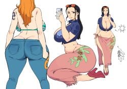nami (one piece) from one piece by asolhoe