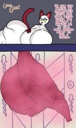 1futa 2d above_view animal_crossing anthro big_ass big_balls big_breasts big_penis cat_ears cat_tail catgirl ceiling dialogue english_text eyeshadow felid felid_humanoid feline feline_humanoid floorboards foreskin foreskin_folds furry furry_futa futa_focus futa_only futanari guavagrunt hand_on_breast huge_ass huge_balls huge_breasts indoors intersex laying laying_down long_foreskin looking_down mole_under_eye nude nude_futa olivia_(animal_crossing) penis perfume pheromones pink_clouds pink_mist red_balls red_ears red_penis red_tail_tip room scrotum smile speech text thick_thighs thighs uncircumcised veiny_penis wall white_body white_fur yellow_eyes