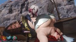 1futa 3d anal anal_sex animated anus audible_creampie audible_ejaculation balls balls_deep bent_over_backwards big_cock big_penis blender breasts briar_(league_of_legends) cum_in_ass cum_in_pussy cumming_while_penetrating deep_penetration dickgirl duo fellatio female from_behind futa_on_female futanari hat huge_breasts league_of_legends miss_fortune mp4 multicolored_hair nuttytouch partially_clothed penis pirate pirate_ship red_hair self_upload sex size_difference small_dom_big_sub sound tagme video