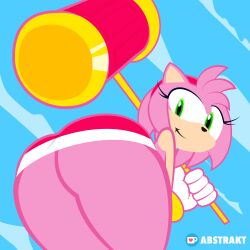 amy rose from sonic (series) by abstrakt