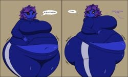 big_ass big_breasts blueberry_inflation breasts bubble_butt female furry huge_ass huge_breasts inflation lj_caffie tagme thick_thighs wide_hips