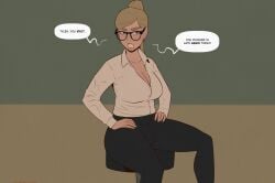 1boy 1dickgirl 2d anal animated anus ass balls breasts butt cum cum_in_mouth desk dialogue dickgirl femboy frottage futa_is_bigger futa_on_male futa_sans_pussy futanari hung_bottom instant_orgasm job male male_on_futa no_sound penis penises_touching premature_ejaculation requesting requesting_anal sex skemantis tagme text uniform video