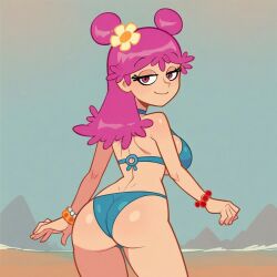 ai_generated ami ami_onuki beach bikini cartoon_network hi_hi_puffy_amiyumi