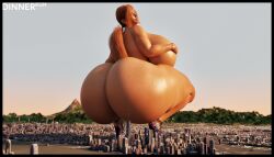 1girls 3d amazon ashley_winstead ass big_ass buildings city covered_nipples covering_breasts crouching dinner-kun empire_state_building female freedom_tower giantess giga_giantess hand_on_breast hi_res high_heels highres huge_ass manhattan mountain new_york nude nude_female orange_hair ponytail thick_thighs world_financial_center world_trade_center