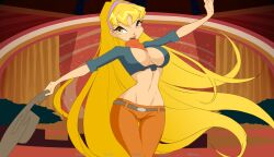 1girls big_breasts blonde_hair cowboy_hat cowboy_outfit juiceshooters stella_(winx_club) tagme winx_club yellow_eyes