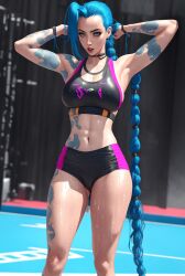 jinx (league of legends) from league of legends by roscar