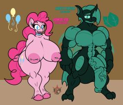 absurd_res anthro areola arthropod balls big_balls big_breasts big_penis black_body breasts canine_teeth changeling cutie_mark digital_media_(artwork) duo ear_piercing earth_pony english_test english_text equid equine female flaccid friendship_is_magic fur genitals green_body hair hasbro hi_res hooves horn horse humanoid_genitalia humanoid_penis hyper hyper_genitalia insect_wings insects looking_at_viewer male male/female mammal minty_fresh_(mr.ink) mr._ink muscular muscular_anthro muscular_male my_little_pony nipple_piercing nipples nude open_mouth outline penis piercing pink_body pink_fur pink_hair pinkie_pie_(mlp) pony sagging_breasts simple_background smile straight_hair text thick_thighs vein veiny_penis wings