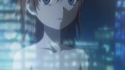 1080p 10s 1girls 2010 animated anime ass bare_ass bare_back bare_shoulders brown_hair brunette clone collarbone completely_nude completely_nude_female emotionless female grey_eyes hospital hospital_gown indoors misaka_imouto misaka_imouto_10032 no_sound nude nude_female official_art reflection short_hair shoulder_blades solo standing teenage_girl teenager to_aru_kagaku_no_railgun to_aru_majutsu_no_index undressing video window young