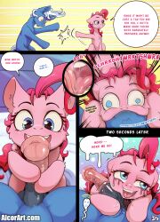 alcor alcor90 balls balls_deep blowjob breath comic comic:double_trouble_(alcor) deepthroat dialogue earth_pony equestria_girls explicit faic female feral funny_porn glazed_dick horsecock makeup male mare my_little_pony nudity open_mouth oral page_36 penis pinkie_pie_(mlp) pokey_pierce pokeypie pony running_makeup sex shipping size_difference speech_bubble stallion stallion_on_mare straight tongue_out unicorn watermark