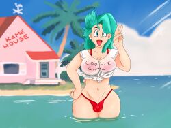 bulma briefs from dragon ball by simpbot2k