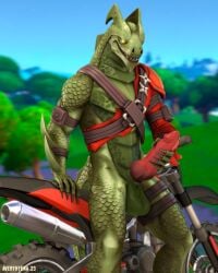 2022 3d 3d_(artwork) 4:5 animal_genitalia averyhyena balls big_balls big_penis digital_media_(artwork) dragon epic_games erection exhibitionism fortnite genitals glowing glowing_eyes hi_res hybrid_(fortnite) knot lizard male masturbation motorcycle nude outside penile penile_masturbation penis pinup pose public public_nudity reptile saggy_balls scalie solo source_filmmaker standing vehicle