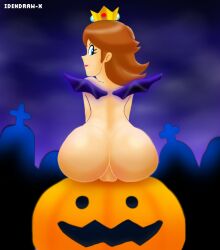 big_ass digital_media_(artwork) fanart halloween idendrawx mario_(series) nintendo nsfw parody princess_daisy tagme wallpaper