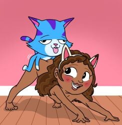 1boy 1girls 2023 5_fingers 5_toes all_fours anthro anthro_penetrating anthro_penetrating_female anthro_penetrating_human areola arm_support ass_up big_eyes big_head big_iris biped black_eyebrows black_eyelashes black_eyes blue_body blue_fur blush blush_lines breasts brown_areola brown_body brown_eyebrows brown_hair brown_skin catrat cheek_tuft color_edit colored countershade_face countershade_feet countershade_hands countershade_torso countershading curled_hair dark_body dark_skin dbaru digital_drawing_(artwork) digital_media_(artwork) digitigrade dipstick_ears domestic_cat duo edit extended_arms eye_roll eyebrows eyelashes facial_tuft fake_cat_ears fake_ears feet felid feline felis female female_penetrated fingers flaminhotcheatoes fur fur_tuft gabby's_dollhouse gabby_(gabby's_dollhouse) glistening glistening_lips hair half-closed_eyes hi_res hip_grab human human_on_anthro human_penetrated humanoid_feet humanoid_hands inside internal_wall interspecies iris larger_female larger_human lips long_hair looking_back male male/female male_penetrating male_penetrating_female male_penetrating_human mammal mostly_nude mostly_nude_female mostly_nude_human motion_lines motion_outline multicolored_body multicolored_ears multicolored_fur narrowed_eyes nude nude_anthro nude_male obscured_penetration open_mouth open_smile penetration pink_inner_ear pink_lips pink_nose pink_tongue pink_wall plantigrade prick_ears pupils purple_stripes sex shadow size_difference small_breasts smaller_anthro smaller_male smile striped_body striped_fur stripes tail teeth thick_lips thin_eyebrows three-quarter_view toes tongue tongue_out tuft vaginal_penetration wall_(structure) white_body white_fur wood_floor young