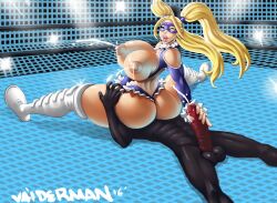 areola areolae ass big_ass big_penis bimbo blonde_hair breasts cum dark-skinned_male gigantic_ass handjob huge_areola huge_areolae huge_ass huge_breasts huge_cock huge_nipples imminent_sex interracial lactation large_ass large_penis nipples penis rainbow_mika street_fighter tagme xxxbattery