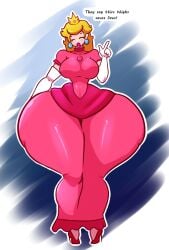 princess peach from mario (series) by schnauzercito