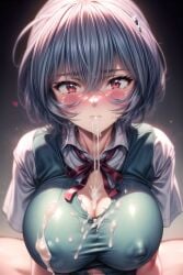 ai_generated cum cum_on_body neon_genesis_evangelion rei_ayanami