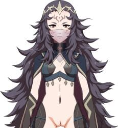 edit fire_emblem fire_emblem_fates ironserenity nude_edit nyx_(fire_emblem) practically_nude