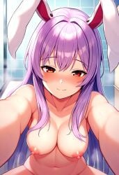 ai_generated breasts female naked reisen_udongein_inaba touhou