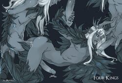 four kings from dark souls by synma