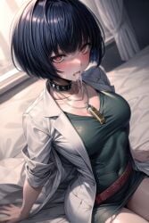 ai_generated cum cum_on_body persona_5 tae_takemi