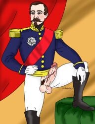 boots gabrielrd gay history military military_uniform napoleon_iii royal royalty solo solo_male uniform yaoi