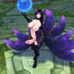 ahri futanari league_of_legends onothera void