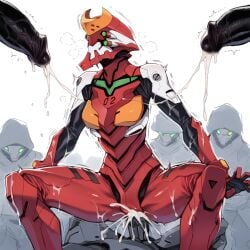 3dol2 ai_generated cum cum_in_pussy cum_inside neon_genesis_evangelion novelai robot robot_girl