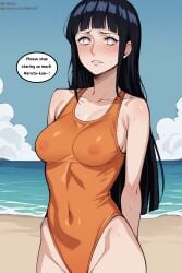 ai_generated black_hair blush comic comic_page female hyuuga_hinata lilianaa manga naruto_(series) naruto_shippuden white_eyes